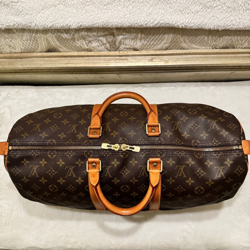 Louis Vuitton Brown Monogram Duffel Bag - Picture 9 of 9
